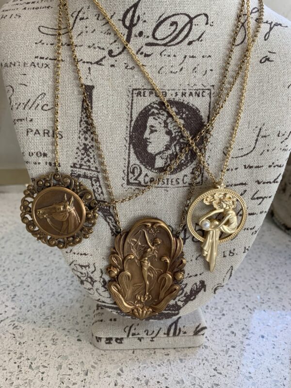 Product Image: Hand-Stamped Vintage Medallion Necklaces