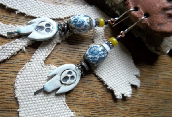 Product Image: Boo! Ceramic Drop Earrings