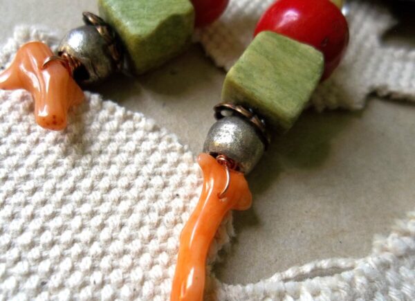 Product Image: Coral Turquoise Grab Bag Earrings