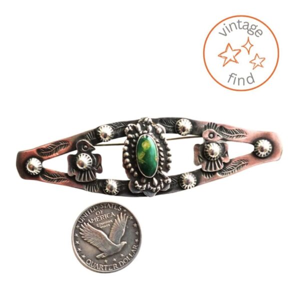 Product Image: Fred Harvey Double Thunderbird Pin