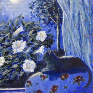 Product Image: “Full Moon Cat Dreamscape”