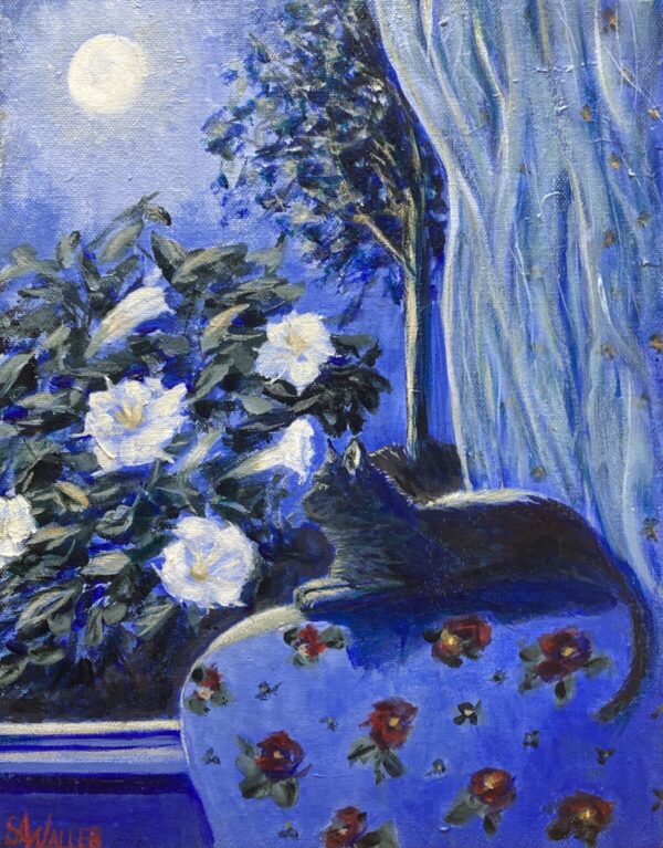 Product Image: “Full Moon Cat Dreamscape”