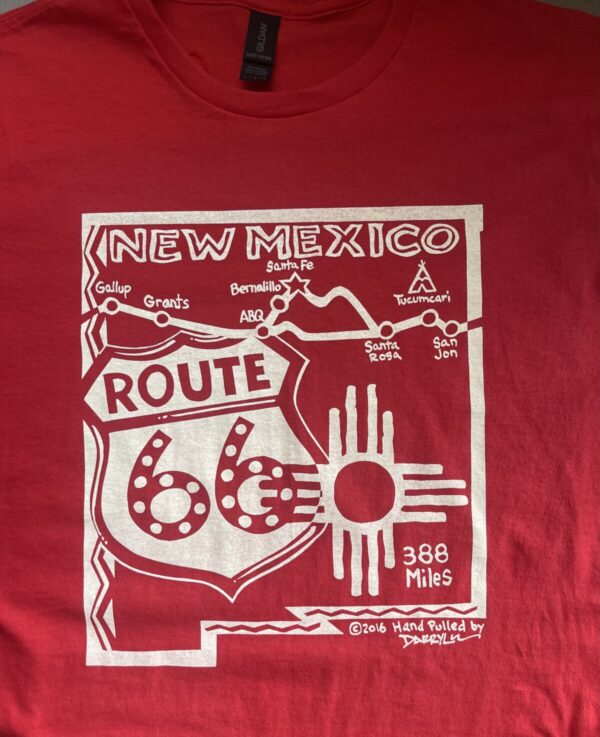 Product Image: NM Route 66 Map tee