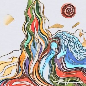 Product Image: Peace 2025 Pastel/Pencil 8″X11″