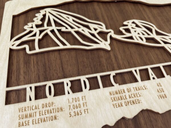 Product Image: Nordic Valley Ski Trail Map