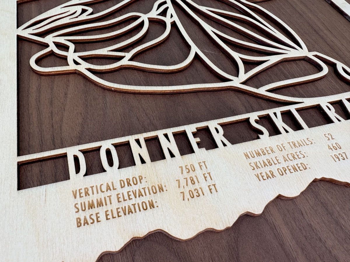 Santa Fe Marketplace Donner Ski Ranch Trail Map Product Image: Donner Ski Ranch Trail Map