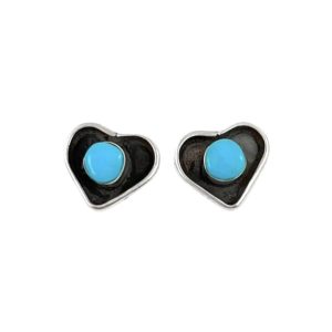 Product Image: Turquoise Hearts Post Earrings