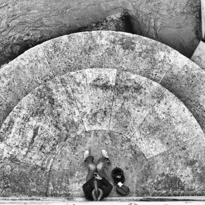 Product Image: Person on Mobile Phone, Tiber River, Rome, Italy, 2005, Palladium Print