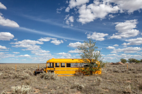 Product Image: School Bus, Encino, New Mexico, February 22, 2015