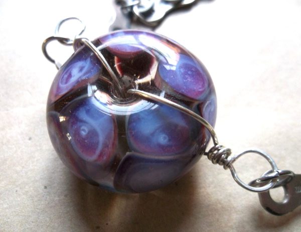 Product Image: Artisan Made Glass Bead Bike Chain Neckpiece