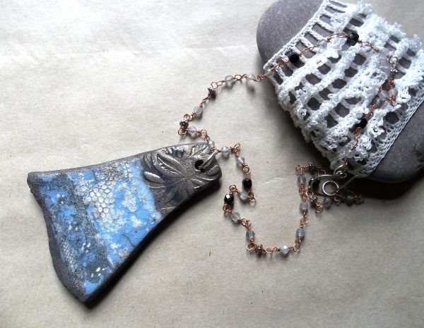 Product Image: Lace and Clay Neckpiece