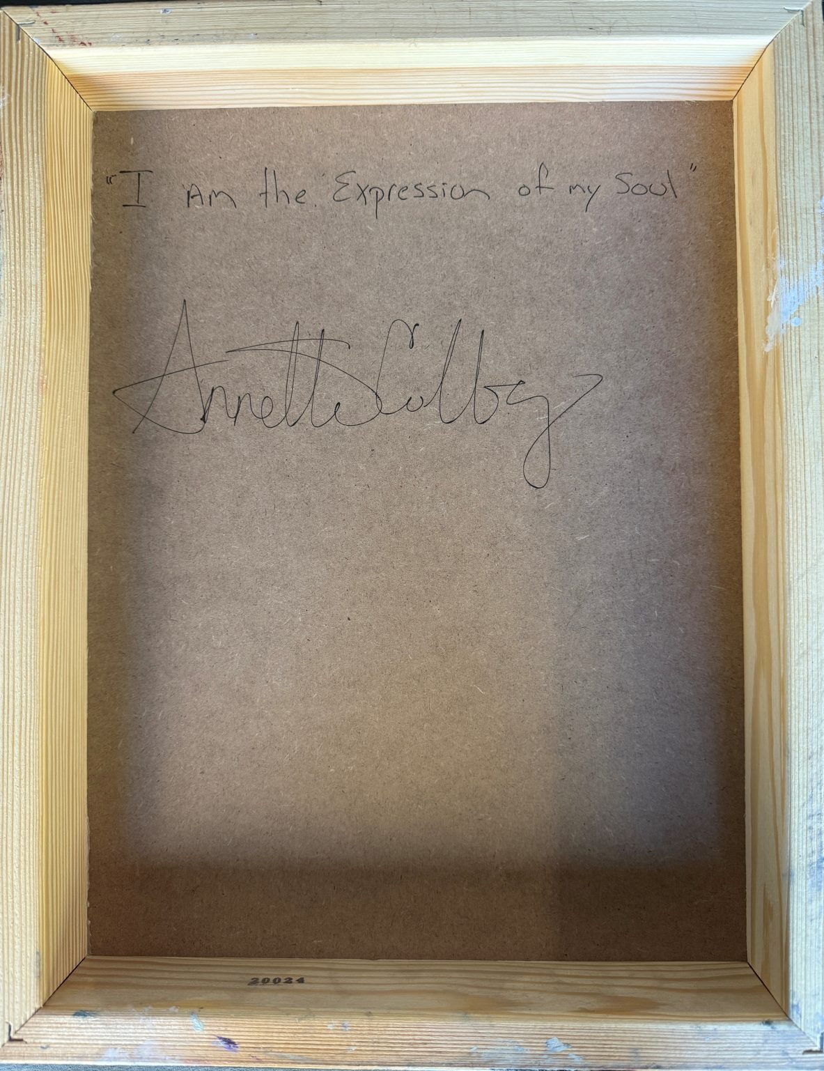 Santa Fe Marketplace I am the Expression of My Soul — Original oil and cold wax painting on 11×14 birch hardwood board (1.5″ deep) Product Image: I am the Expression of My Soul — Original oil and cold wax painting on 11×14 birch hardwood board (1.5″ deep)