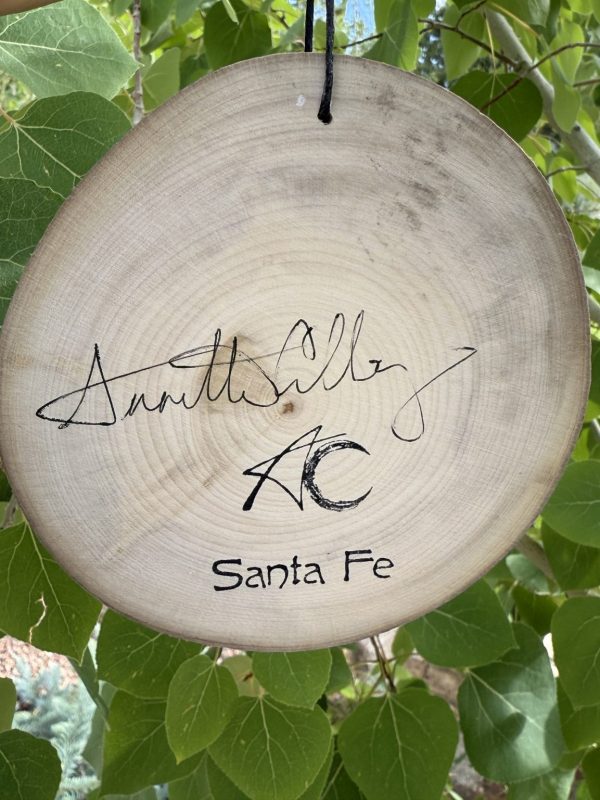 Product Image: Forest Delight – Original Hand-Painted Aspen Wood Slice