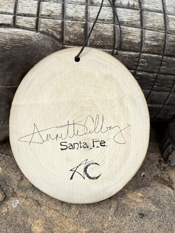 Product Image: Flower Raven — Original Hand-Painted Aspen Wood Slice