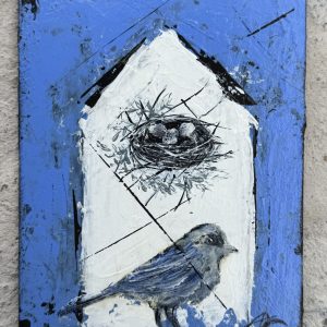 Product Image: Nesting — Acrylic on 7×5 Inch Flat Painting Board
