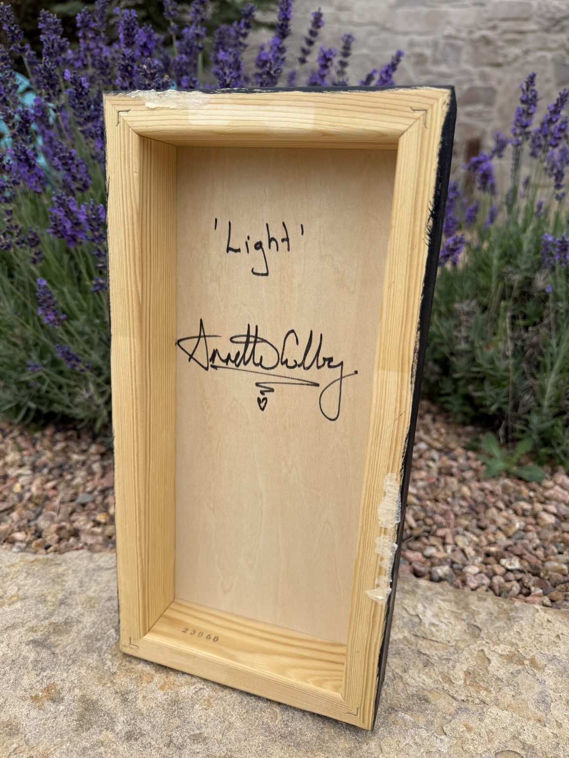 Santa Fe Marketplace Light — Original 6x12x1.5” | Acrylic on Hardwood Birch Board Product Image: Light — Original 6x12x1.5” | Acrylic on Hardwood Birch Board