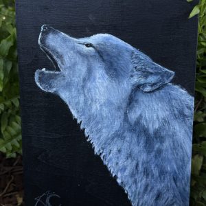 Product Image: Magic Night Spirit — 6×8 Original Acrylic Painting