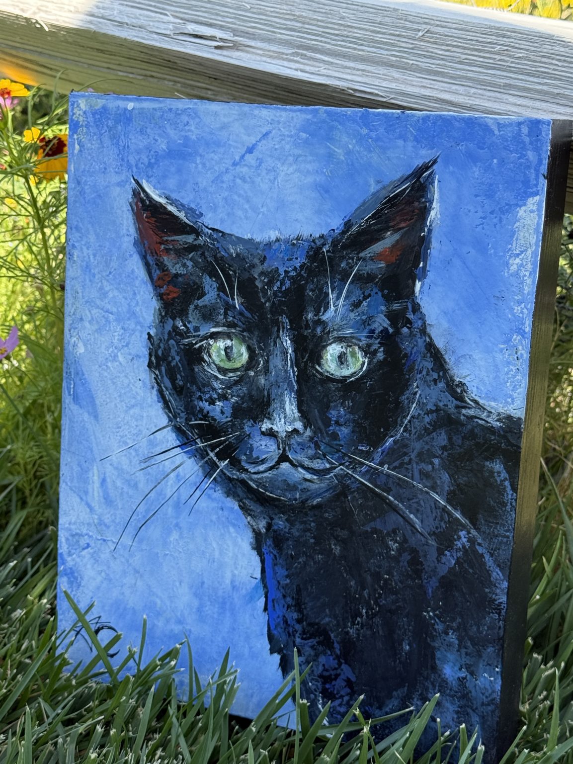 Santa Fe Marketplace Familiar — Original acrylic painting on 8×10 birch hardwood board (1.5″ deep) Product Image: Familiar — Original acrylic painting on 8×10 birch hardwood board (1.5″ deep)