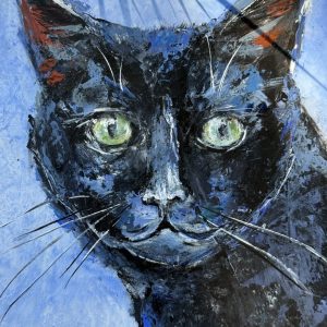 Santa Fe Marketplace Familiar — Original acrylic painting on 8×10 birch hardwood board (1.5″ deep) Product Image: Familiar — Original acrylic painting on 8×10 birch hardwood board (1.5″ deep)