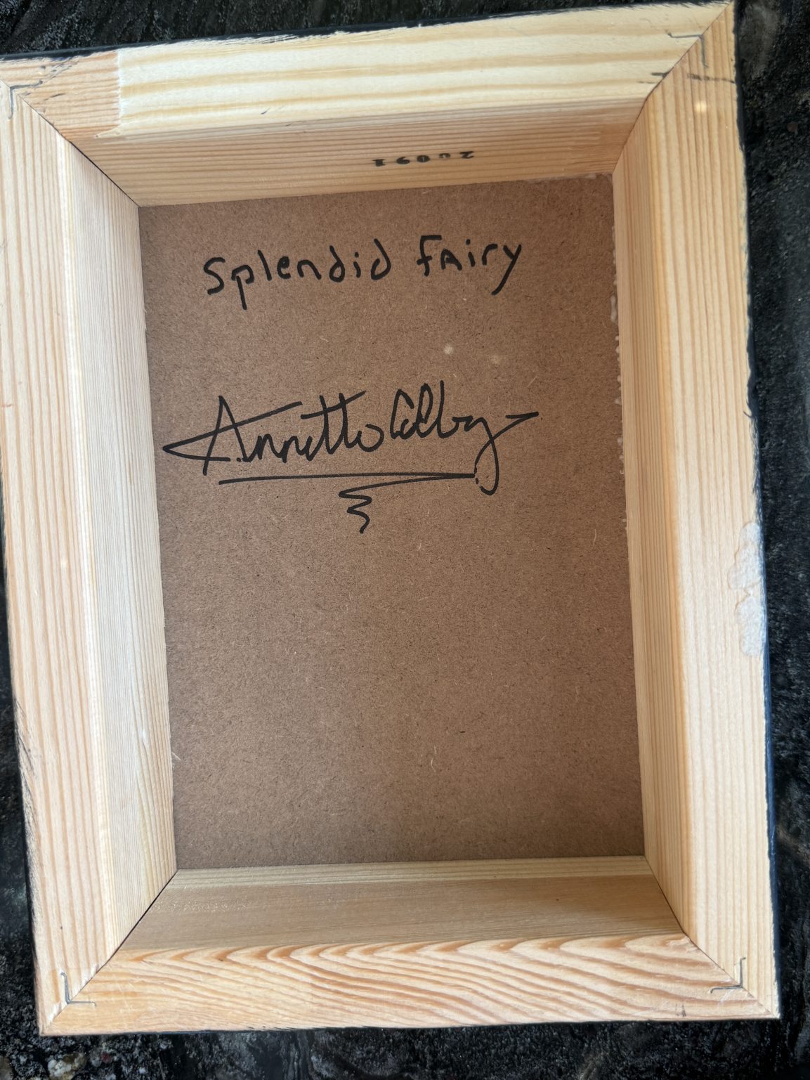 Santa Fe Marketplace Splendid Fairy — 6×8 Original Acrylic Painting Product Image: Splendid Fairy — 6×8 Original Acrylic Painting