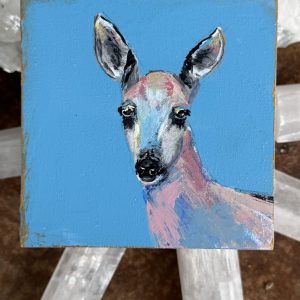 Product Image: Pure — Original acrylic painting on 4×4 birch hardwood board (1.5″ deep)