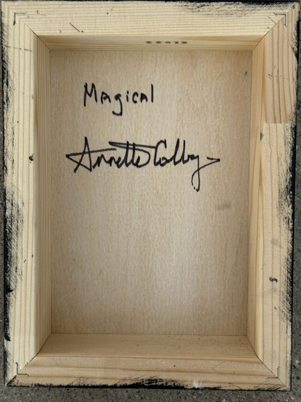 Product Image: Magical — Original Mixed Media Encaustic painting on 6×8 birch hardwood board (1″ deep)
