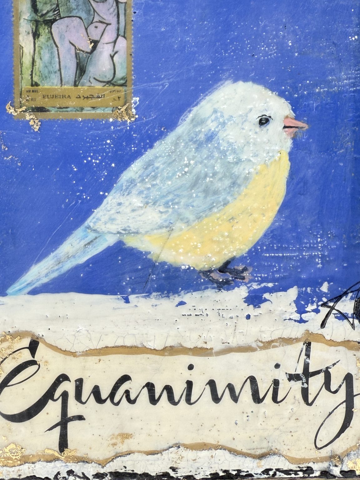 Santa Fe Marketplace Equanimity — Original Mixed Media Encaustic painting on 6×8 birch hardwood board (1″ deep) Product Image: Equanimity — Original Mixed Media Encaustic painting on 6×8 birch hardwood board (1″ deep)