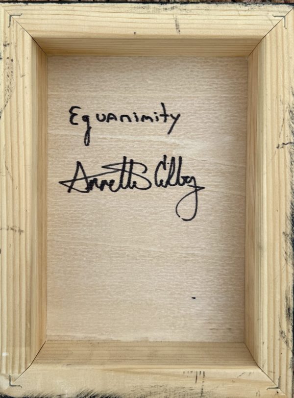 Product Image: Equanimity — Original Mixed Media Encaustic painting on 6×8 birch hardwood board (1″ deep)