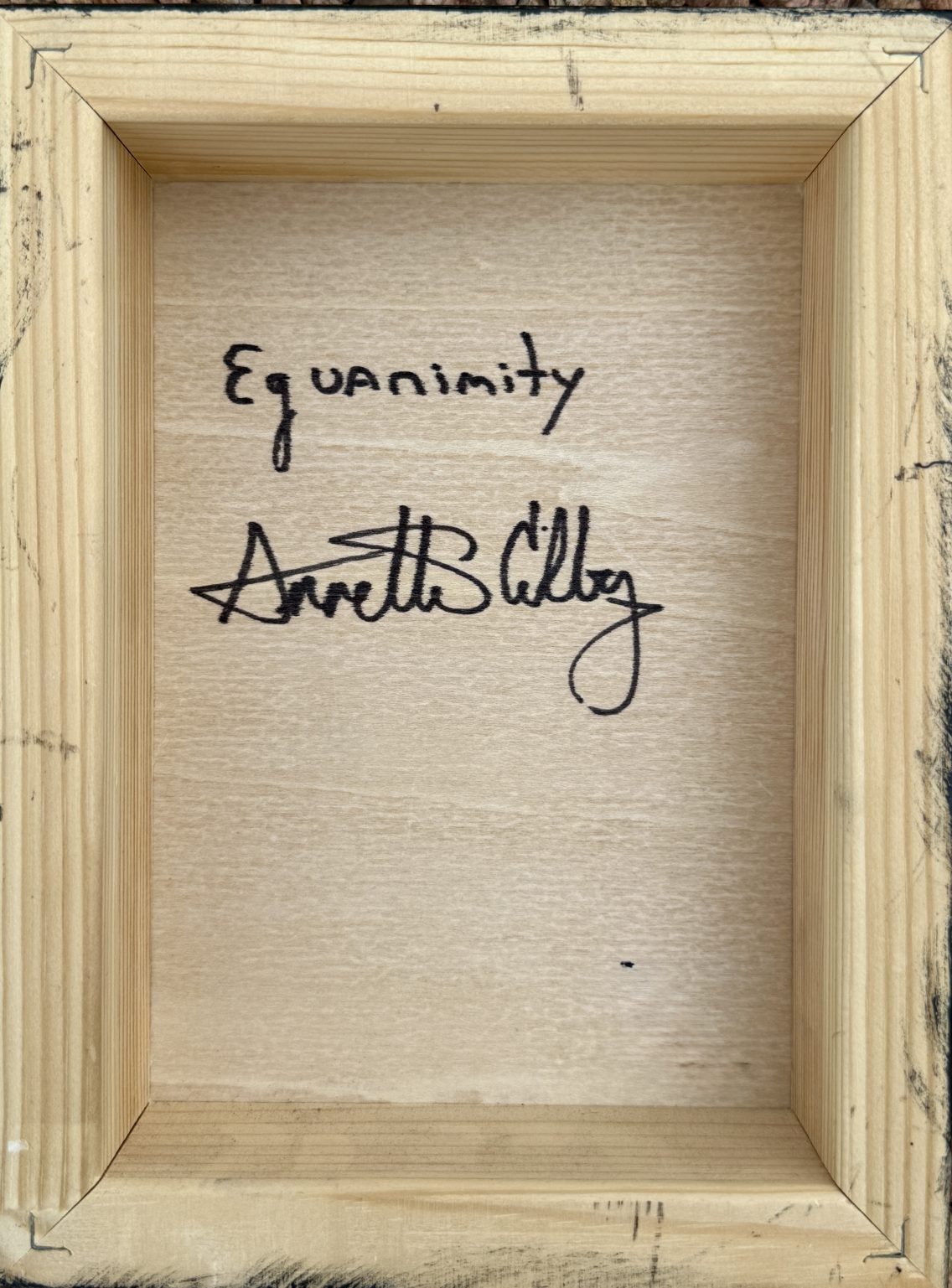 Santa Fe Marketplace Equanimity — Original Mixed Media Encaustic painting on 6×8 birch hardwood board (1″ deep) Product Image: Equanimity — Original Mixed Media Encaustic painting on 6×8 birch hardwood board (1″ deep)