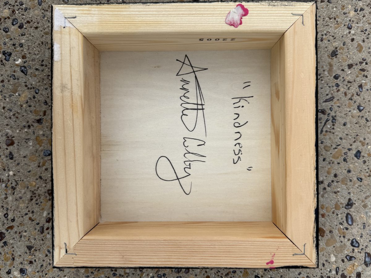 Santa Fe Marketplace Kindness — Original acrylic painting on 6×6 birch hardwood board (1.5″ deep) Product Image: Kindness — Original acrylic painting on 6×6 birch hardwood board (1.5″ deep)