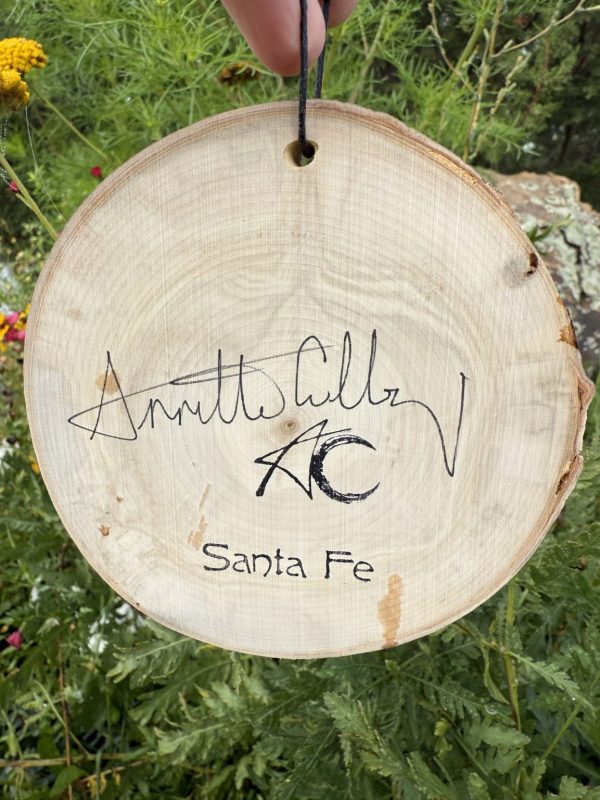Product Image: Spring Swallow — Original Hand-Painted Aspen Wood Slice