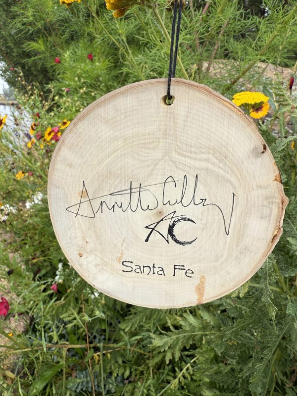 Product Image: Blue Skies Swallow — Original Hand-Painted Aspen Wood Slice