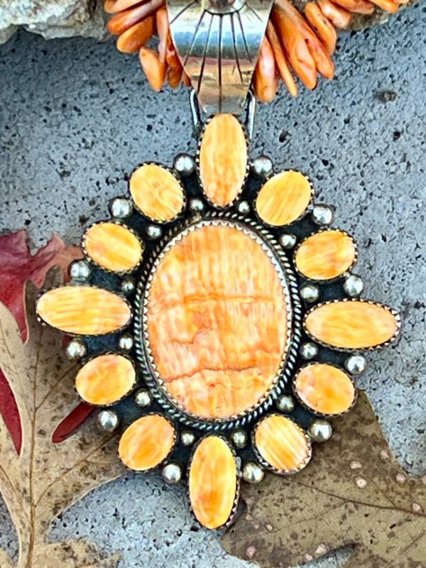 Product Image: Spiney Oyster Orange Oasis Necklace!