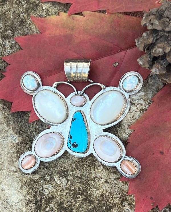 Product Image: Gemstone Butterfly Pendant