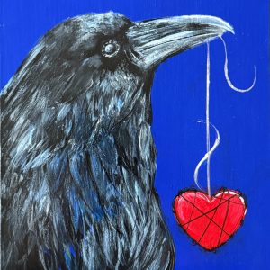 Product Image: Pure Love — Original acrylic painting on 6×8 birch hardwood board (1″ deep)