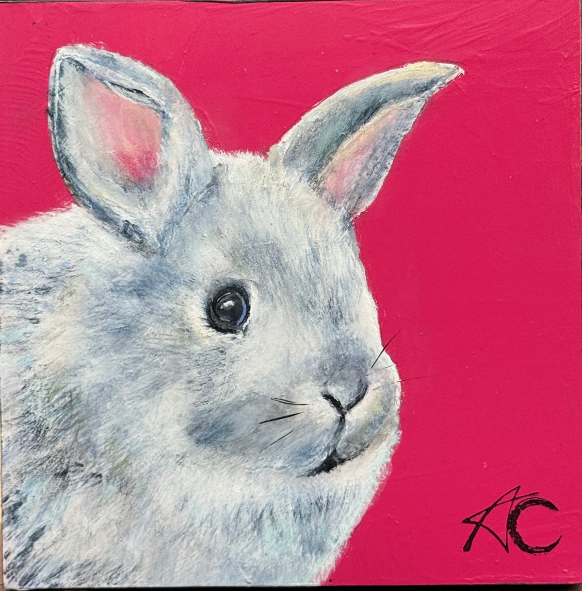 Santa Fe Marketplace Kindness — Original acrylic painting on 6×6 birch hardwood board (1.5″ deep) Product Image: Kindness — Original acrylic painting on 6×6 birch hardwood board (1.5″ deep)