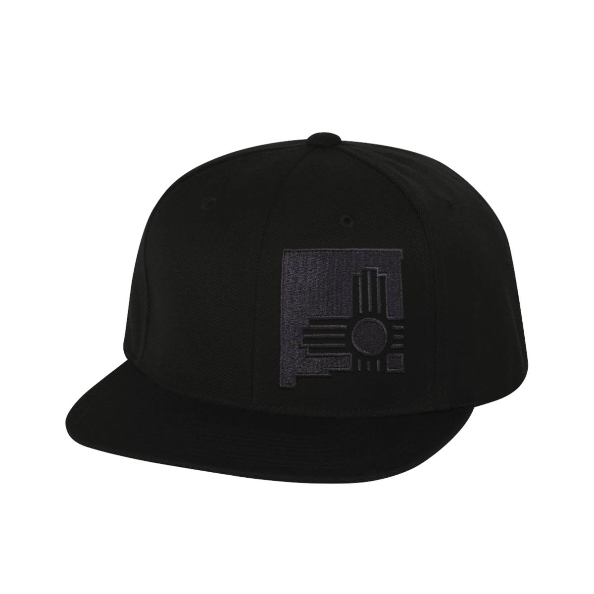 Santa Fe Marketplace State Zia Flatbill Hat Black Product Image: State Zia Flatbill Hat Black