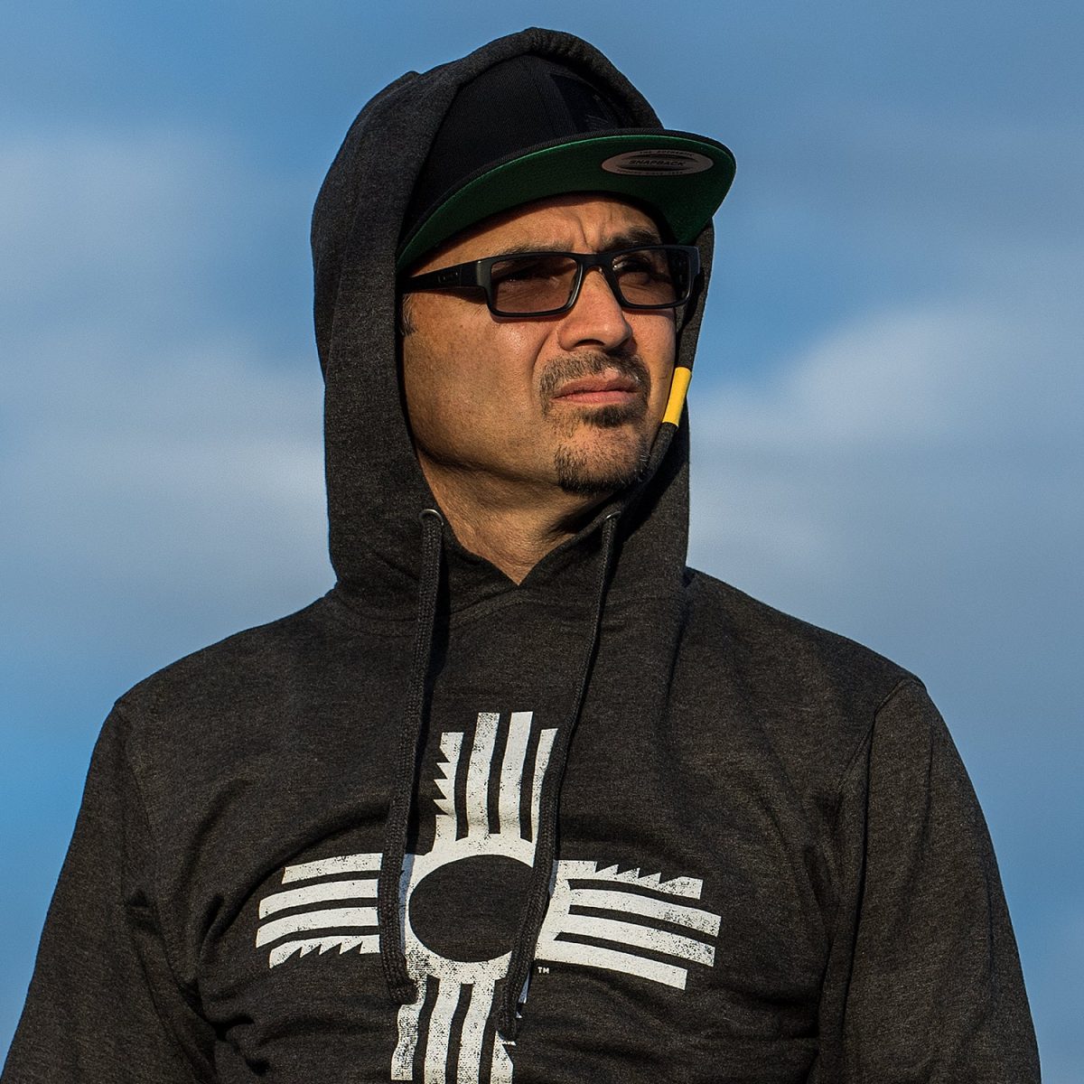 Santa Fe Marketplace State Zia Flatbill Hat Black Product Image: State Zia Flatbill Hat Black