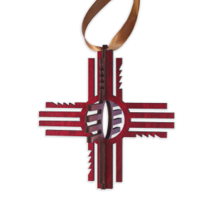 Product Image: 3D Zia Wood Ornament