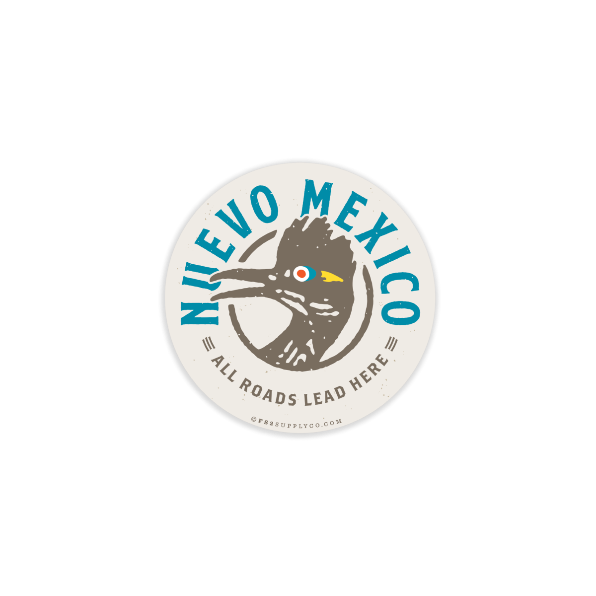 Santa Fe Marketplace Roadrunner Nuevo Mexico Sticker Product Image: Roadrunner Nuevo Mexico Sticker