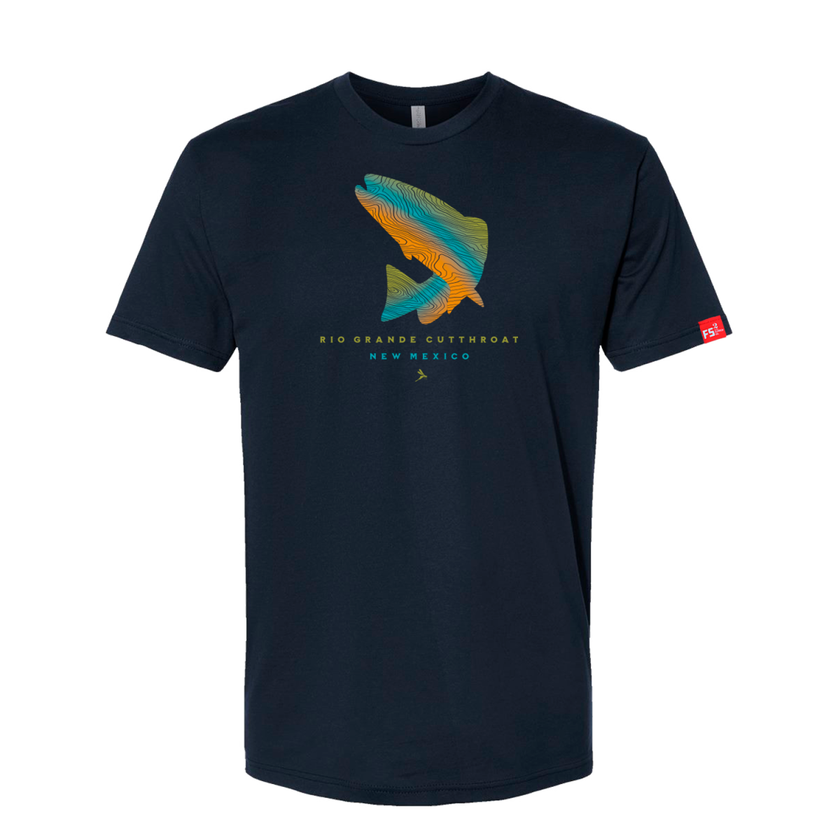 Santa Fe Marketplace New Mexico JUMPING Cutthroat T-Shirt Product Image: New Mexico JUMPING Cutthroat T-Shirt
