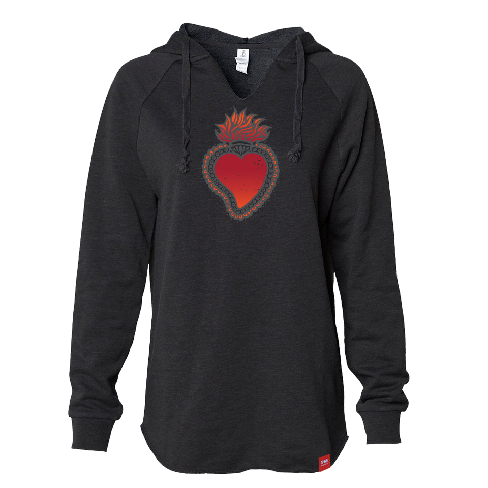 Santa Fe Marketplace Women’s Sacred Heart Fleece Pullover Product Image: Women’s Sacred Heart Fleece Pullover
