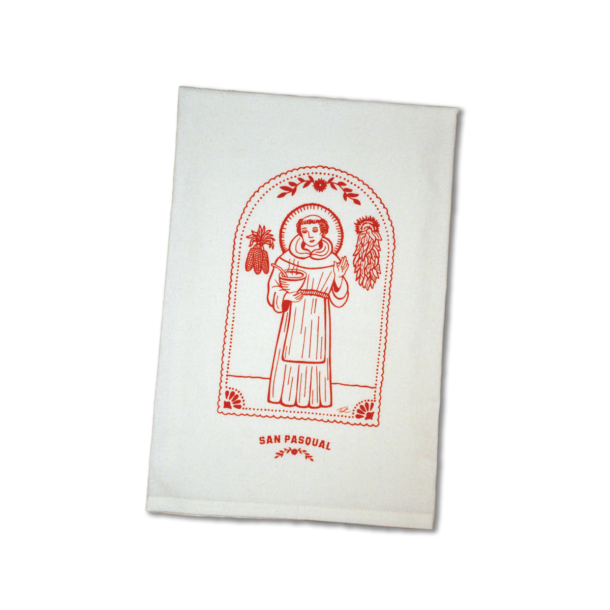 Santa Fe Marketplace San Pasqual Dish Towel Product Image: San Pasqual Dish Towel