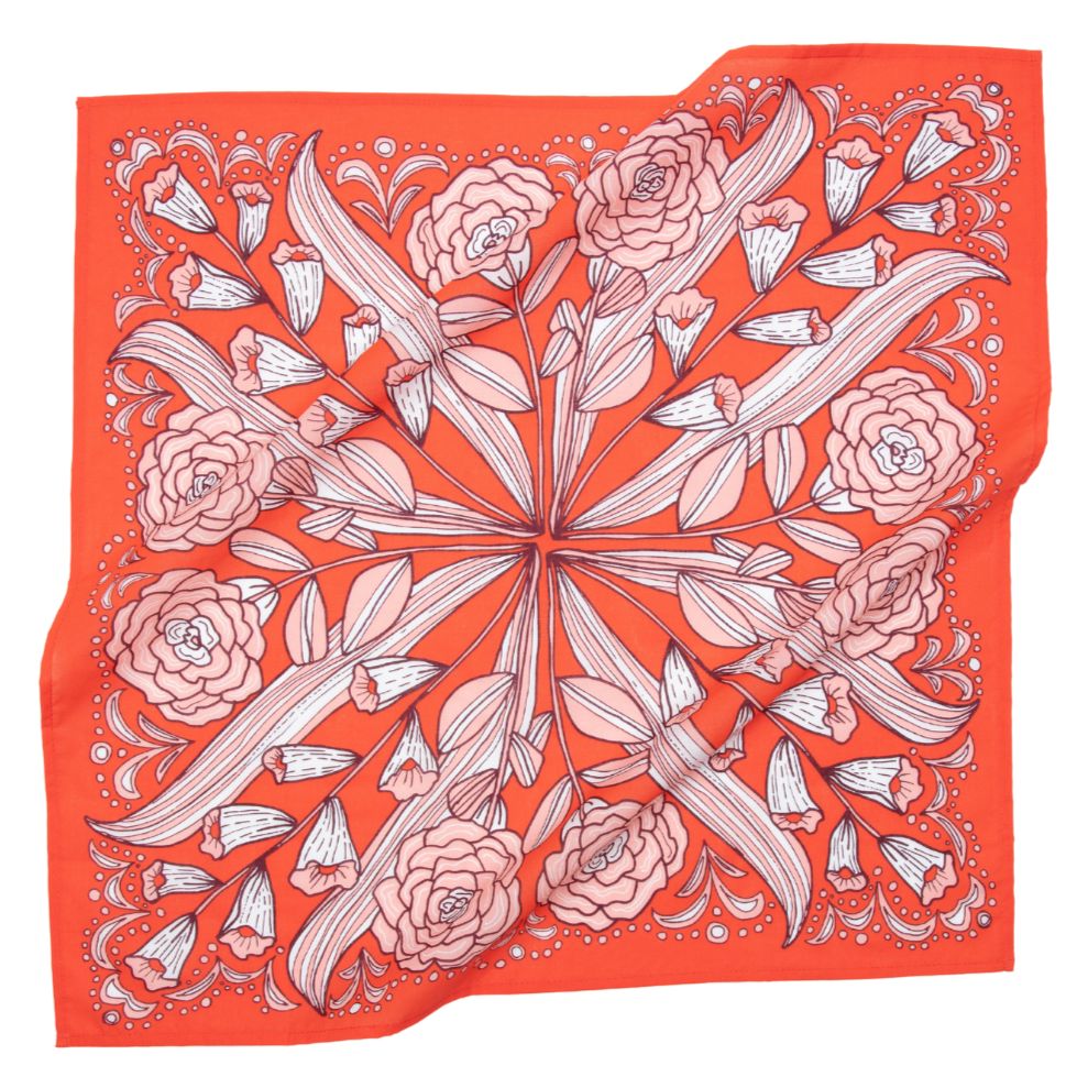 Santa Fe Marketplace Screen Printed Bandana Product Image: Screen Printed Bandana