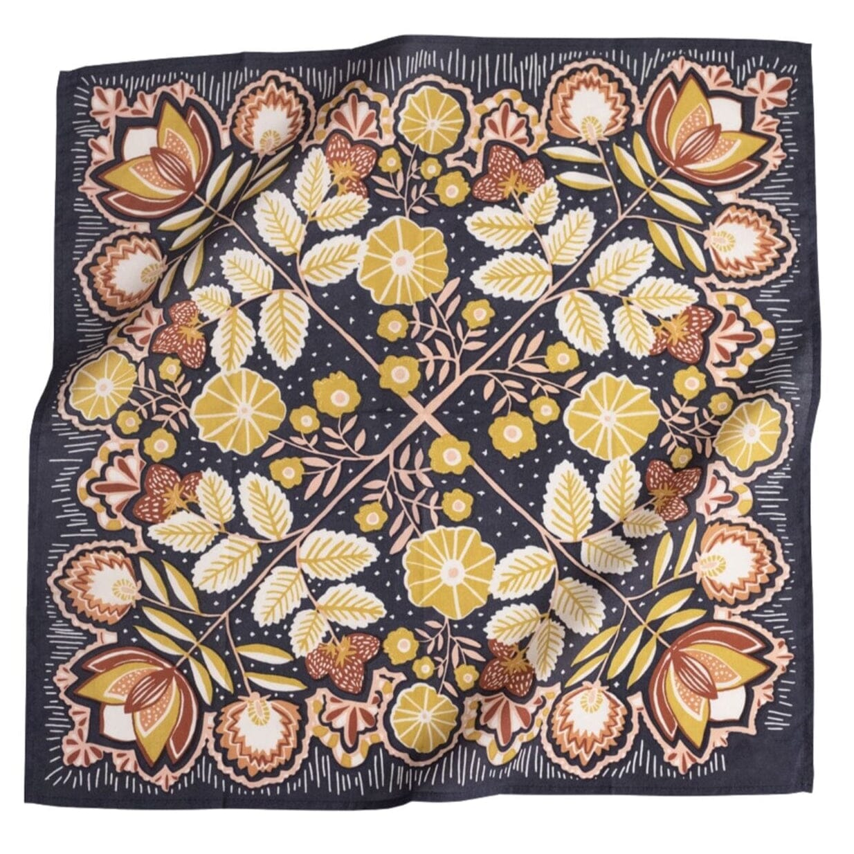 Santa Fe Marketplace Screen Printed Bandana Product Image: Screen Printed Bandana