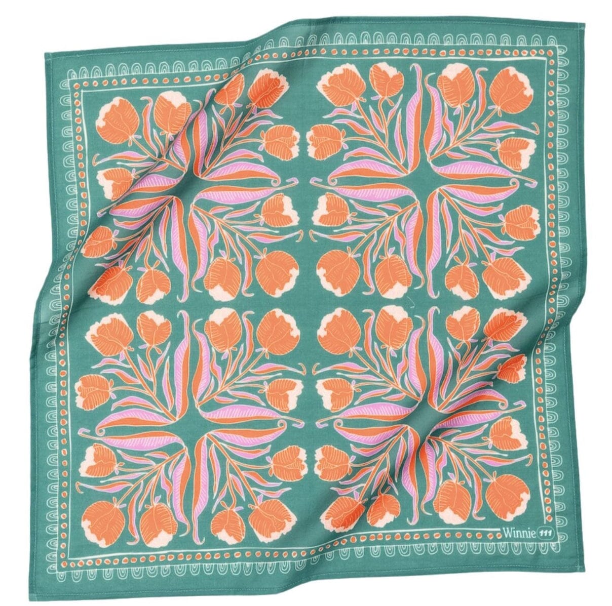 Santa Fe Marketplace Screen Printed Bandana Product Image: Screen Printed Bandana