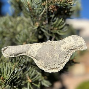 Product Image: Vintage Lace Hand-Sewn Bird – by Annette Colby