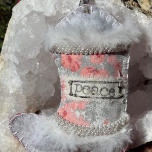 Product Image: Hand Embroidered Boot Ornament #2 – By Annette Colby