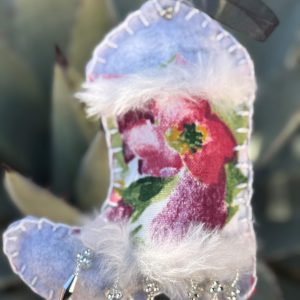 Product Image: Hand Embroidered Boot Ornament #9 – By Annette Colby
