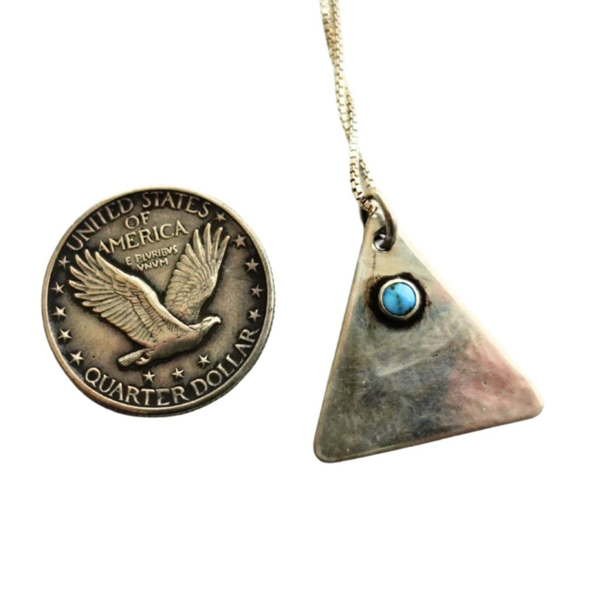 Santa Fe Marketplace Patania Turquoise Pendant Necklace Product Image: Patania Turquoise Pendant Necklace